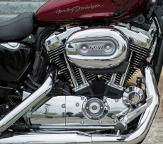 Sportster XL 1200 Custom / Motordesign Chrom/SIlber