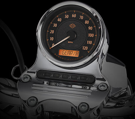 Sportster Super Low 1200 T / Ganganzeige und Drehzahlmesser