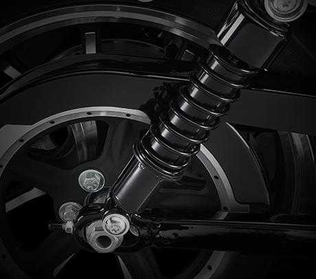 Sportster Super Low 1200 T / Einstellbare Federbeine