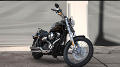 Dyna Wide Glide Modell 2017 in Black Quartz with Flames