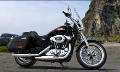 Sportster Super Low 1200 T Modell 2017 in Vivid Black