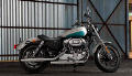 Sportster XL 883 SuperLow Modell 2017 in Crushed Ice Pearl & Frosted Teal Pearl 