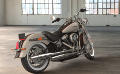 Softail Deluxe Modell 2018 in Silver Fortune / Sumatra Brown