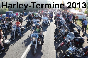 wichtige Harley-Davidson Termine 2013