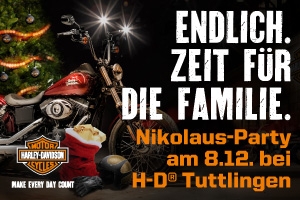 Nikolaus-Punsch Party am 8.12. bei Harley-Davisdon /
Motorrad-Matthies in Tuttlingen-Nendingen