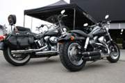 Umbau auf Penzl-Auspuffanlagen bei Motorrad-Matthies / Harley-Davidson Tuttlingen (TUT-Nendingen)