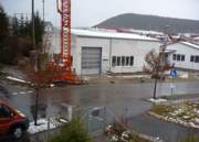 Bodenplatte Schaufenster in Arbeit