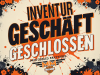 Wegen Inventur geschlossen