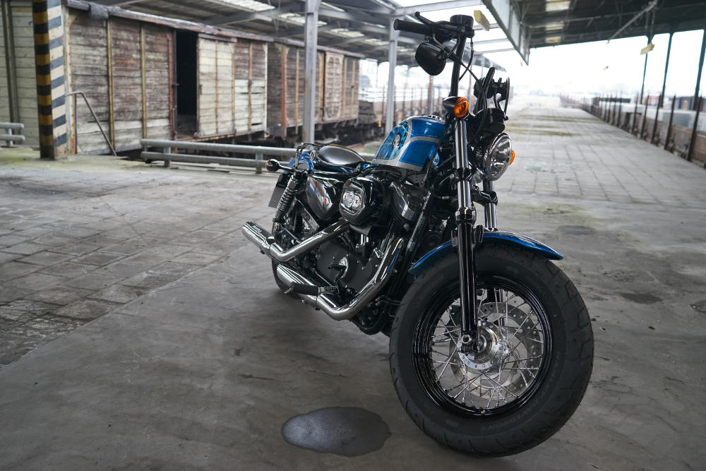 Batwing SML Windschutz Für Harley Davidson Sportster 1200 Forty-Eight | Getönt, Schwarz | Für Modelle 2017–2019