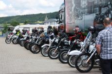 Harley on Tour 2012 in Tuttlingen: ...Motoren an....