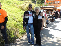 Zufriedene Teilnehmer und Gäste beim Harleywood 2013