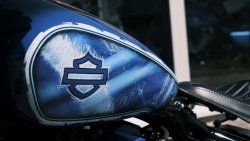 Used Custom Street Bob „Ocean Eyes“