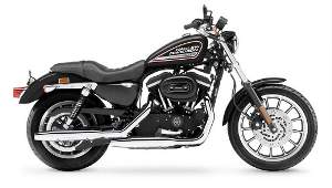 XL883R Sportster 883 R in Vivid Black