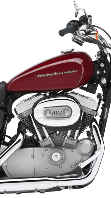 Harley-Davidson® Sportster Large Tank Installation Kit (not shown)