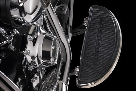 FLSTN/I chrom Trittbretter Fahrer-Sozius MT1 für Harley Softail Deluxe