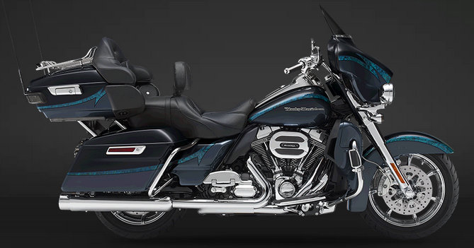 CVO Electra Glide Ultra Limited 2015 in Carbon Dust / Charcoal Slate