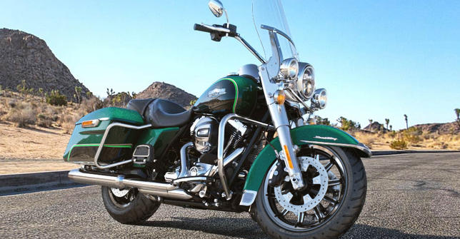 Road King Modell 2016 in Deep Jade Pearl & Vivid Black