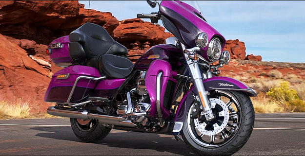 Electra Glide Ultra Classic Modell 2016 in Purple Fire & Blackberry Smoke