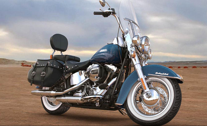 Softail Heritage Classic Modell 2016 in Cosmic Blue Pearl Softail Heritage Classic Modell 2016 in Cosmic Blue Pearl