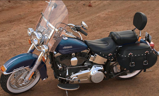 Softail Heritage Classic Modell 2016 in Cosmic Blue Pearl Softail Heritage Classic Modell 2016 in Cosmic Blue Pearl