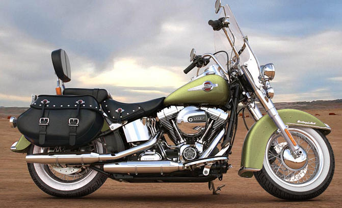 Softail Heritage Classic Modell 2016 in Olive Gold Softail Heritage Classic Modell 2016 in Olive Gold