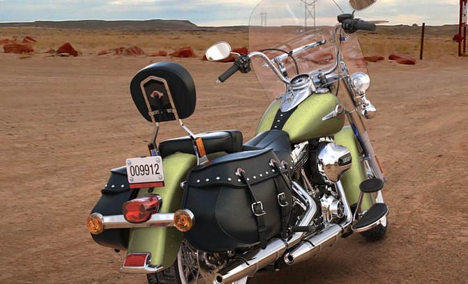 Softail Heritage Classic Modell 2016 in Olive Gold Softail Heritage Classic Modell 2016 in Olive Gold