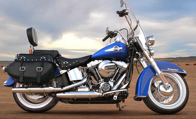 Softail Heritage Classic Modell 2016 in Superior Blue Softail Heritage Classic Modell 2016 in Superior Blue