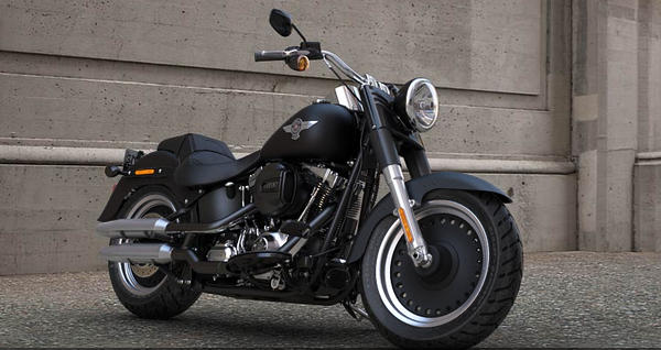 Softail Fat Boy Special Modell 2016 in Black Denim Softail Fat Boy Special Modell 2016 in Black Denim
