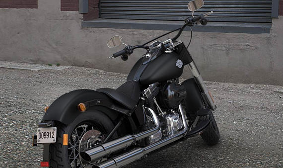 Softail Slim Modell 2016 in Black Denim Softail Slim Modell 2016 in Black Denim