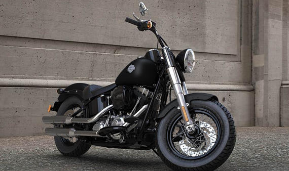 Softail Slim Modell 2016 in Black Denim Softail Slim Modell 2016 in Black Denim
