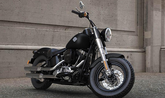 Softail Slim Modell 2016 in Black Denim