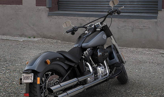 Softail Slim Modell 2016 in Charcoal Satin & vivid Black Satin Softail Slim Modell 2016 in Charcoal Satin & vivid Black Satin
