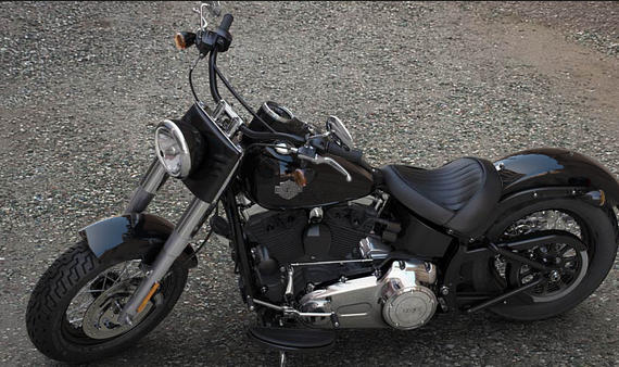 Softail Slim Modell 2016 in Vivid Black Softail Slim Modell 2016 in Vivid Black