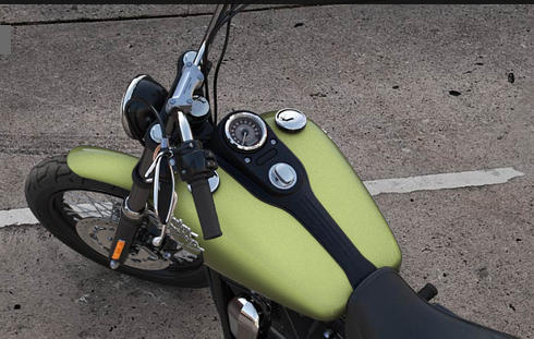 Dyna Street Bob Modell 2016 in Olive Gold