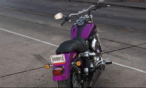 Dyna Low Rider Modell 2016 in Purple Fire & Blackberry Smoke