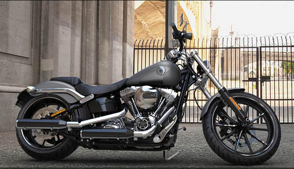Softail Breakout Modell 2016 in Charcoal Denim Softail Breakout Modell 2016 in Charcoal Denim