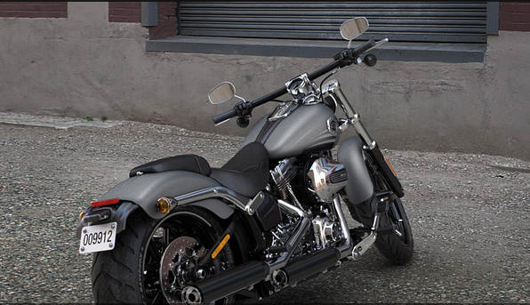 Softail Breakout Modell 2016 in Charcoal Denim Softail Breakout Modell 2016 in Charcoal Denim