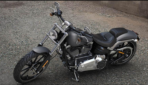 Softail Breakout Modell 2016 in Charcoal Denim