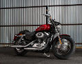 Sportster XL 1200 Custom Modell 2016 in Mysterious Red Sunglo & Velocity Red Sunglo