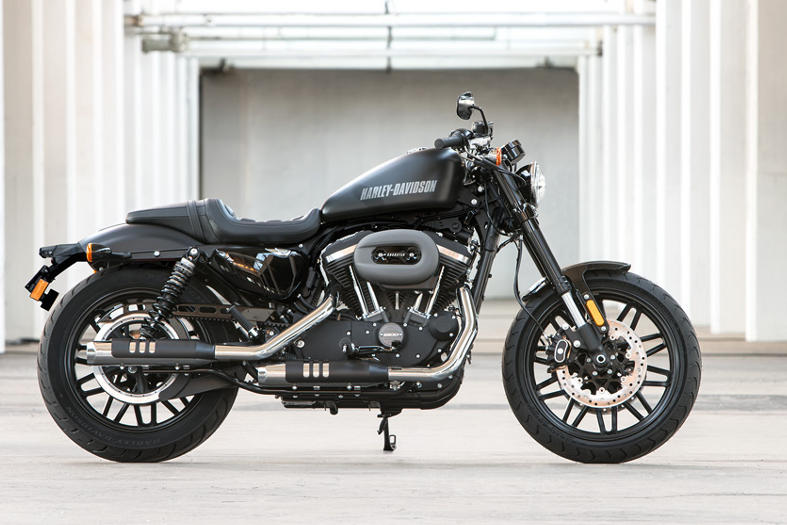 ConStands Motorrad-Hebebühne für Harley Davidson Sportster 1200/ Custom/Low/Nightster Hydraulisch Sicherung Schwarz 