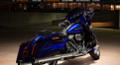 CVO Street Glide Modell 2017 in Candy Cobalt / Indigo Ink