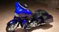 CVO Street Glide Modell 2017 in Candy Cobalt / Indigo Ink