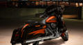 CVO Street Glide Modell 2017 in Sunburst Orange / Starfire Black