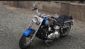 Softail Fat Boy Modell 2017 in Superior Blue & Billett Silver (2017 neu)