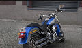 Softail Fat Boy Modell 2017 in Superior Blue & Billett Silver (2017 neu)