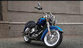 Softail Deluxe Modell 2017 in Bonneville Blue  & Falhorn Blue (2017 neu)