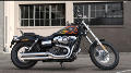 Dyna Wide Glide Modell 2017 in Black Denim with Flames