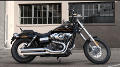 Dyna Wide Glide Modell 2017 in Black Quartz with Flames