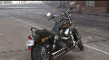 Dyna Wide Glide Modell 2017 in Black Quartz with Flames