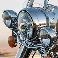 Road King Classic / Hiawatha-Scheinwerfer und -Gehuse